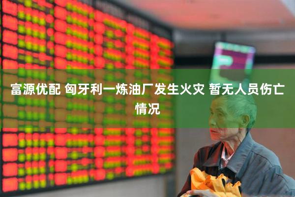 富源优配 匈牙利一炼油厂发生火灾 暂无人员伤亡情况